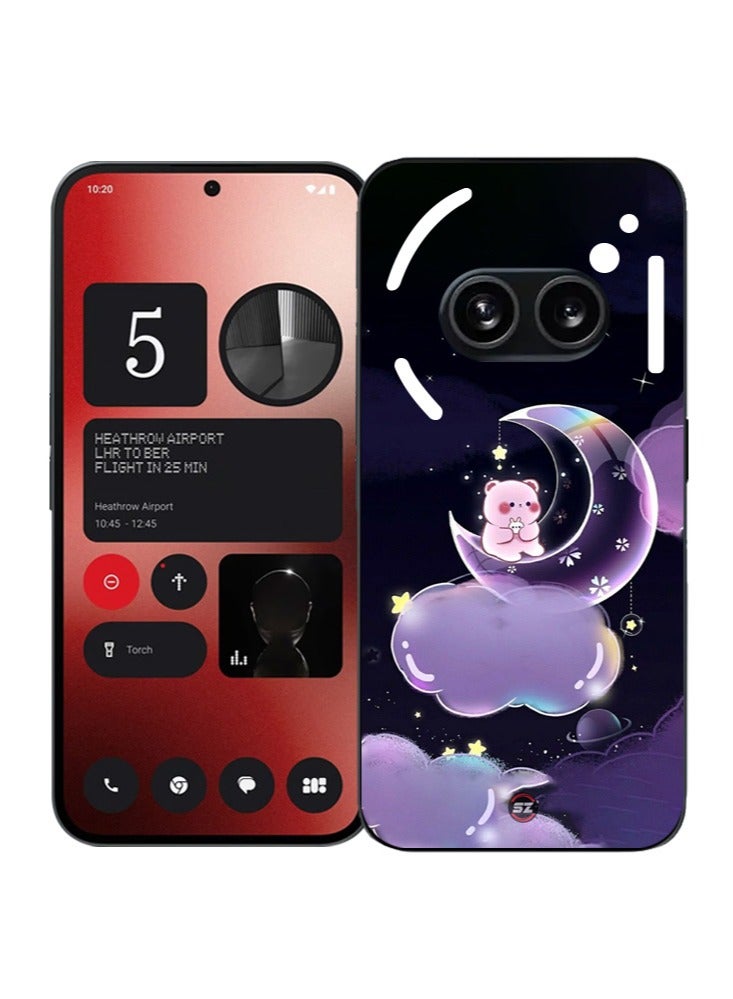 Service Zone Protective Mobile Back Cover Teddy Bear On Moon For  Nothing Phone 2A 5G - Image 1