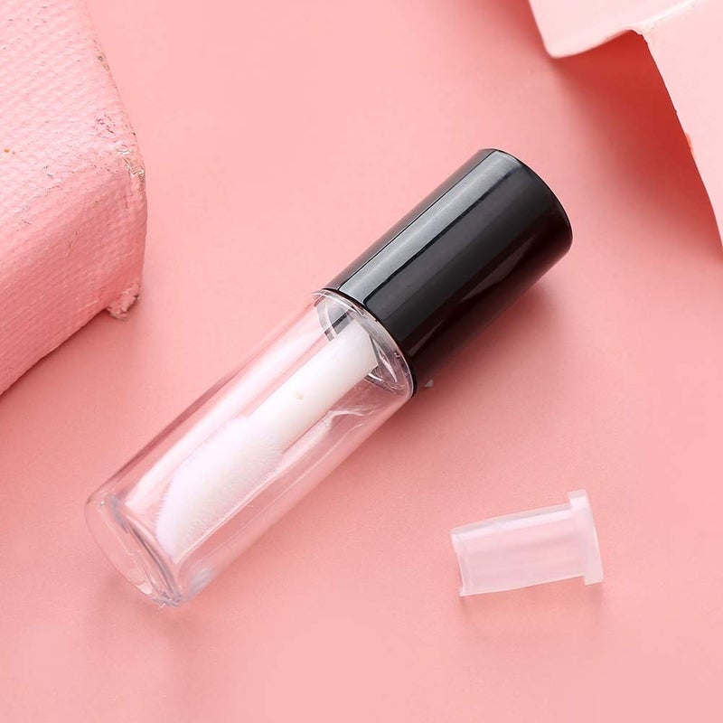 45Pcs 1.2Ml Mini Lip Gloss Tubes With Rubber Inserts,Lip Gloss Tubes,Diy Reusable Small Lipstick Tube Container Empty Bottles, For Lipstick Samples Travel Makeup, Lip Gloss Tubes, 45Pcs 1.2Ml Mi - Image 3