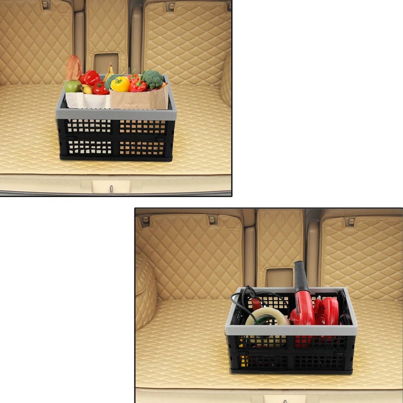 Jekiyo 16-Liter Folding Crates Storage, Collapsible Container Plastic, Set of 3 - Image 4