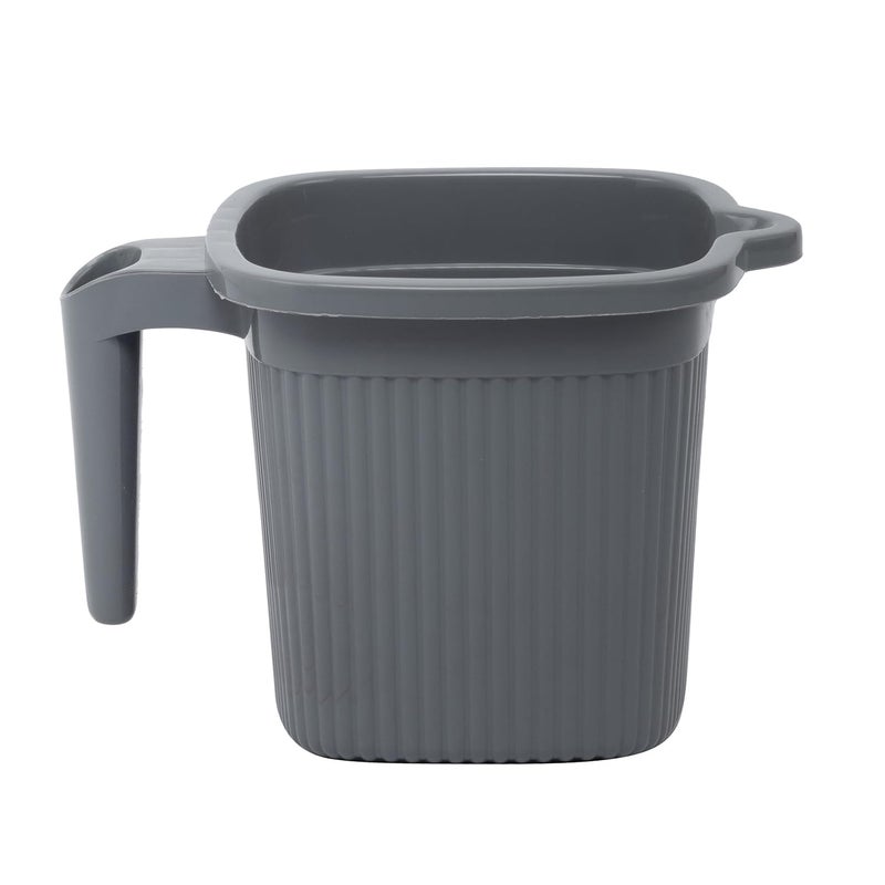 Regalo Regalo Lining Square Bucket 3 Pcs Bath Set(Bucket 25+Mug1.5+Stool)  - Image 5