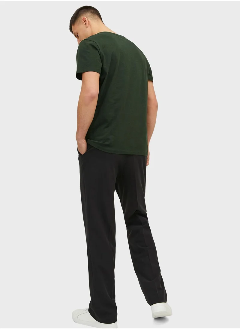 JACK & JONES Logo Crew Neck T-Shirt