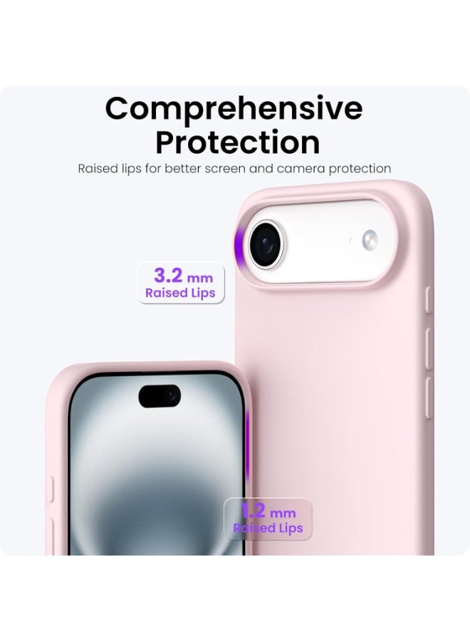 Case for iPhone 17 Air Soft Liquid Silicone Gel Case Full Body Shockproof Protection Matte Finish Cover Soft Microfiber Lining Cushion Slim Back Case for iPhone 17 Air - Image 3