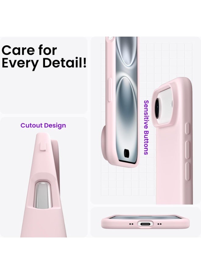 Case for iPhone 17 Air Soft Liquid Silicone Gel Case Full Body Shockproof Protection Matte Finish Cover Soft Microfiber Lining Cushion Slim Back Case for iPhone 17 Air - Image 4