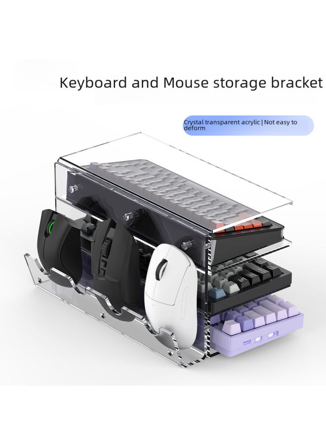 Generic Multi-layer Mechanical Keyboard Display Stand Mouse Storage ...
