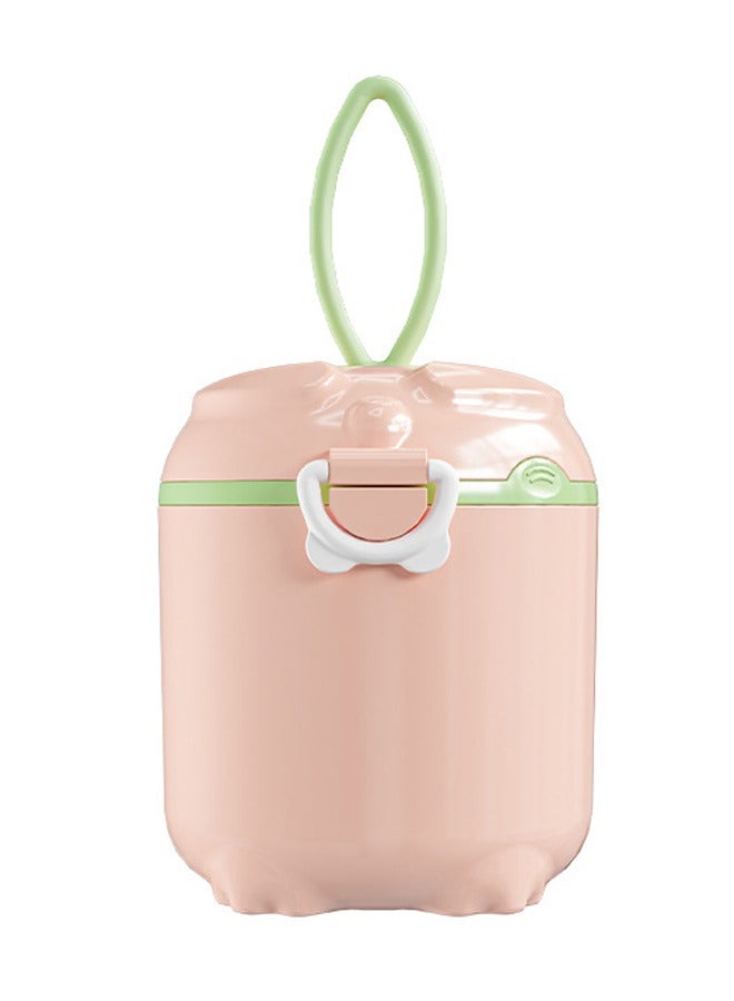 Baby Portable Powdered Milk Container，Eco-Friendly Multi-Functional Storage Box，270ml，pink - Image 1