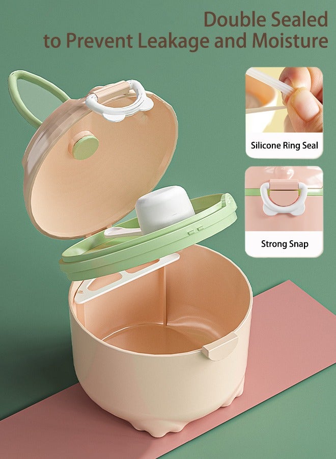 Baby Portable Powdered Milk Container，Eco-Friendly Multi-Functional Storage Box，270ml，pink - Image 3