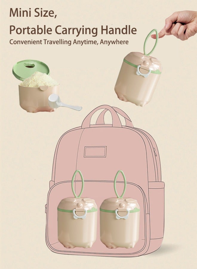Baby Portable Powdered Milk Container，Eco-Friendly Multi-Functional Storage Box，270ml，pink - Image 5