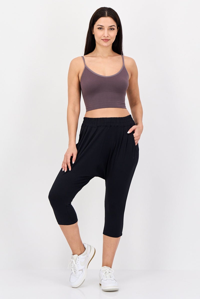 Nike Women Dri-Fit Training Capri Pants, Black - Image 3