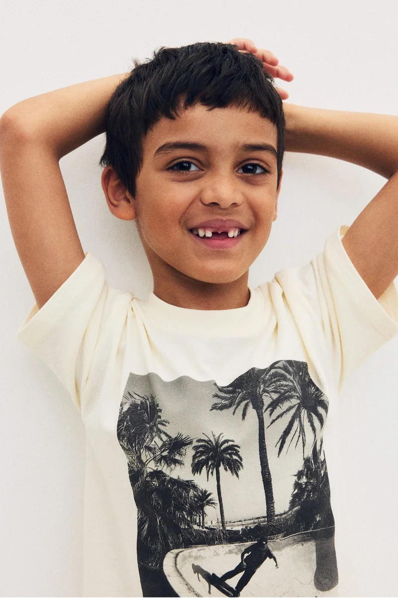 H&M Loose-fit printed T-shirt