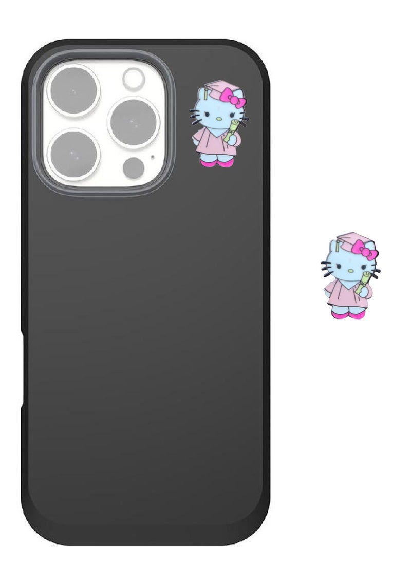 Generic Metal Sticker for Mobile or An Smooth Suface Shape of Hello Kitty  - Image 1