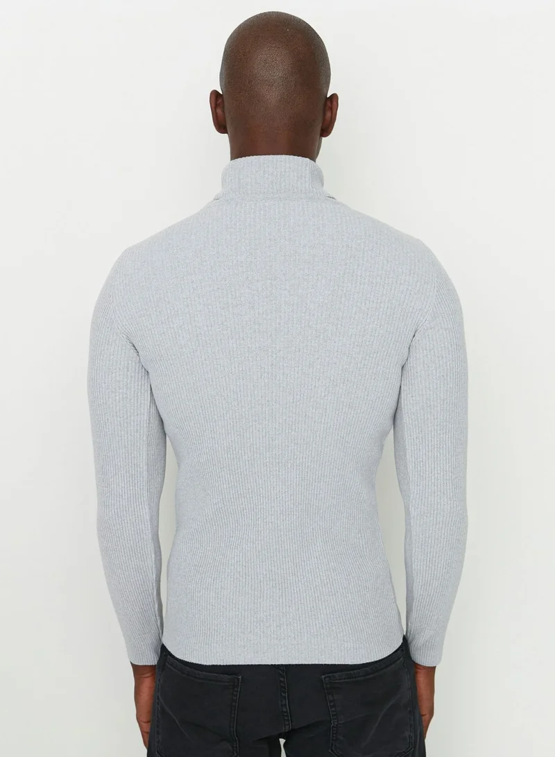 trendyol Turtle Neck Corduroy Sweater