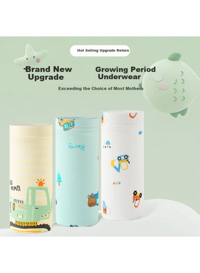 Yuzhaolin Boys' Underwear Children's Ice Silk Summer Thin Section Little Boys Big Boys Modal Boxer Briefs Baby Four-corner Shorts - Image 3