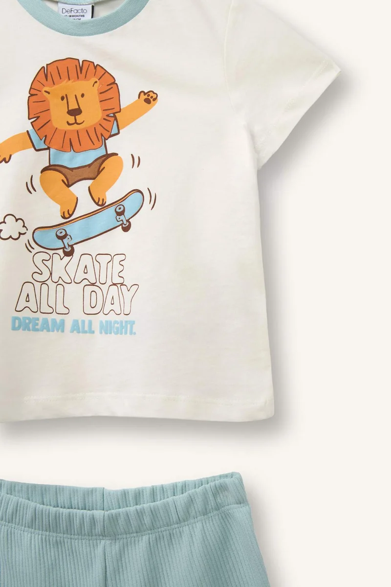 ديفاكتو 2 piece Regular Fit Animal Knitted Pyjamas
