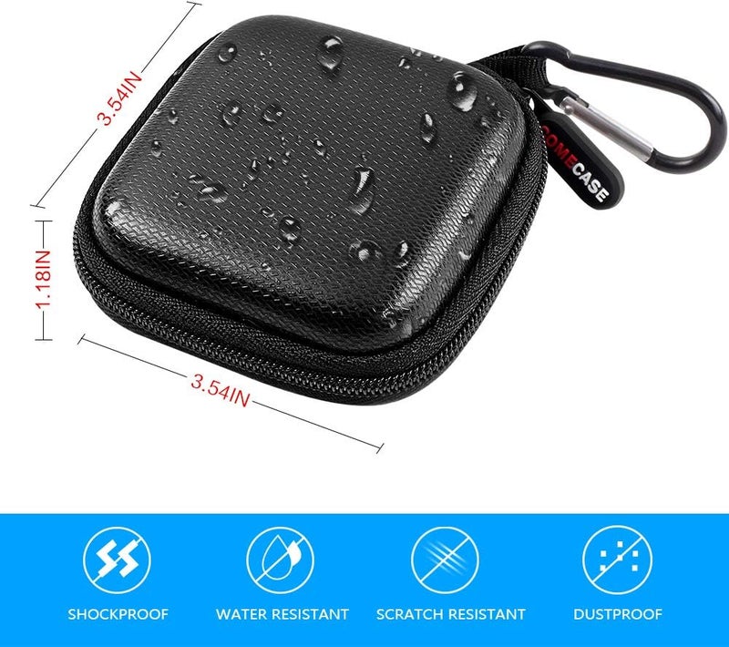 Comecase Chip Card Reader Scanner Case, Hard Carrying Bag Holder Fits Square A-SKU-0485 Contactless Reader with USB Charge Cable for EMV Chip Cards/Apple Pay/Android Pay - Black - Image 4