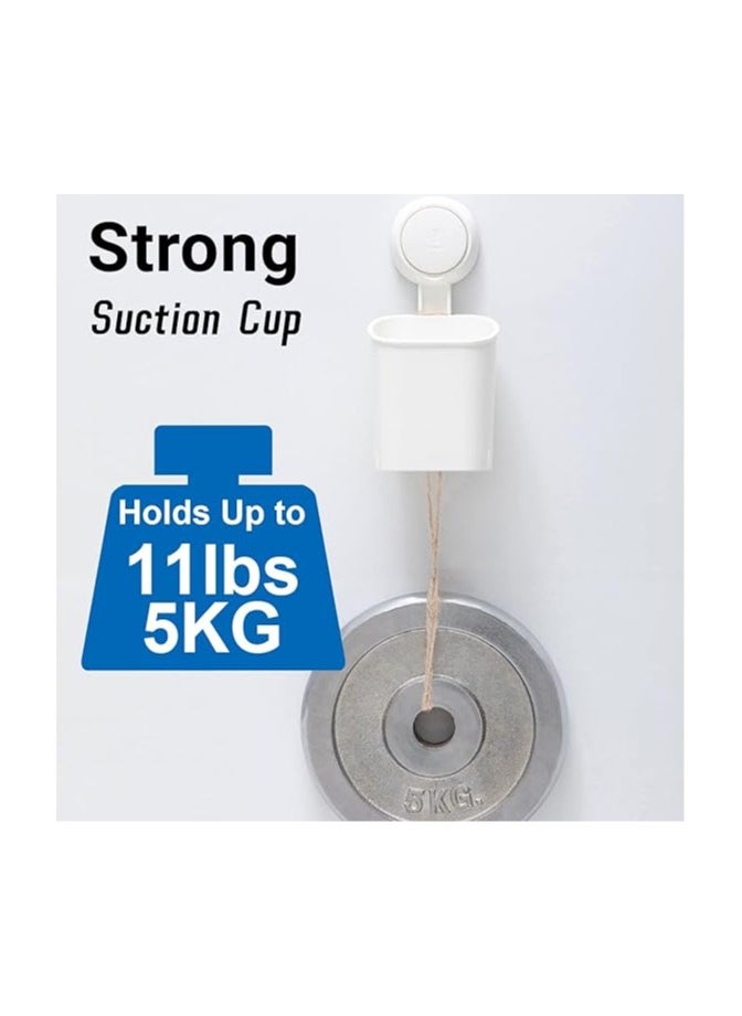 General - Suction Cup Toothbrush Holder, No Drilling Removable Waterproof Suction Holder for Bathroom and Kitchen Accessories, Razor Holder for Shower, Electric Toothbrush Toothpaste Holder - Image 1