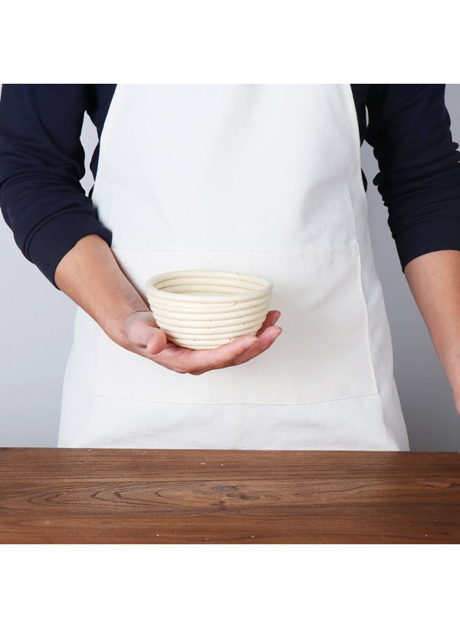 European Bread Fermentation Basket European Country Bread Fermentation Mold Dough Fermentation Basket Lanzi Home Baking Mold-Color:Oval Basket 25*15*8cm Comes With Cloth Cover - Image 4