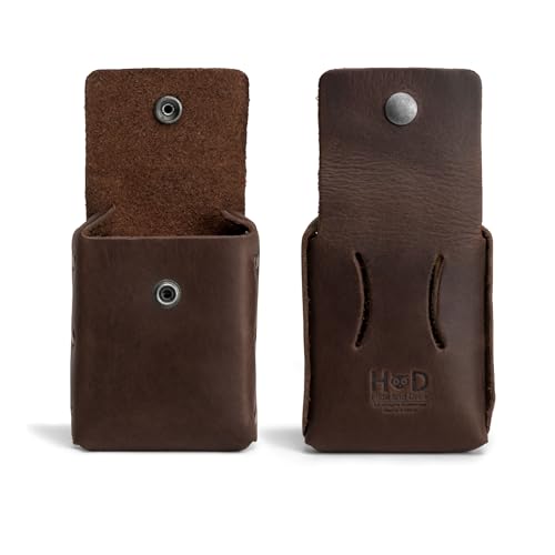 Hide & Drink, Waist Wallet, Holds Up to 20 Cards, Folded Bills & Coins, Charging Cables, Full Grain Leather, Handmade, Bourbon Brown - Image 1
