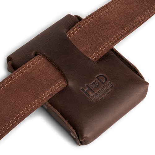 Hide & Drink, Waist Wallet, Holds Up to 20 Cards, Folded Bills & Coins, Charging Cables, Full Grain Leather, Handmade, Bourbon Brown - Image 3