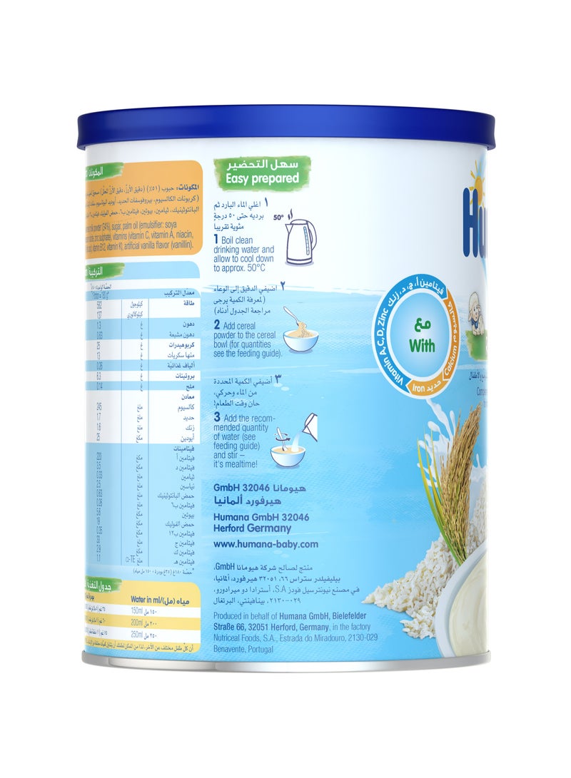 Humana Baby Milk Cereals Rice Pack 2 x 400g - Image 5