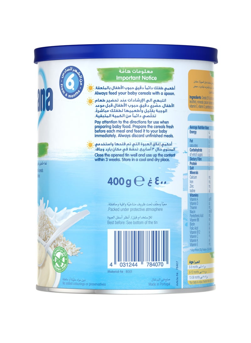 Humana Baby Milk Cereals Rice Pack 2 x 400g - Image 4