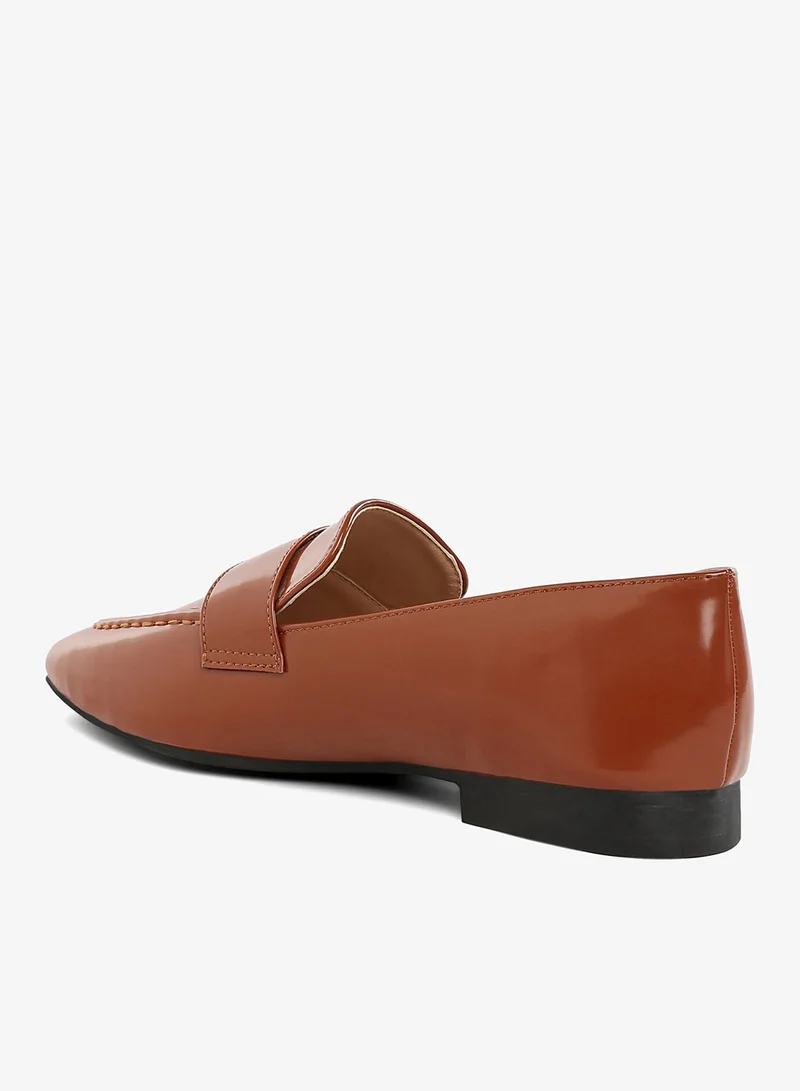 London Rag Brown Flat Heel Loafers in Brown for Women | Best Price UAE