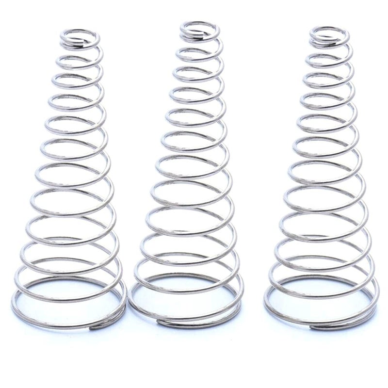 Generic bzcemind 5PCSTower Springs 304 Stainless Steel Conical Cone Compression Spring,0.5x4-8x8x5mm  - Image 1
