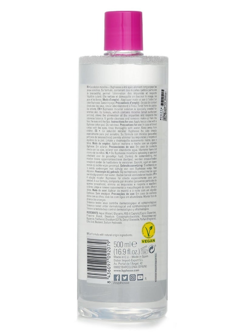 Micellar Make-up Remover Solution Sensitive, Dry or Irritable Skin 500 ml - Made in Spain