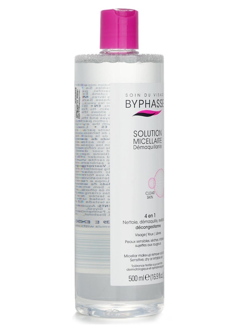 Micellar Make-up Remover Solution Sensitive, Dry or Irritable Skin 500 ml - Made in Spain