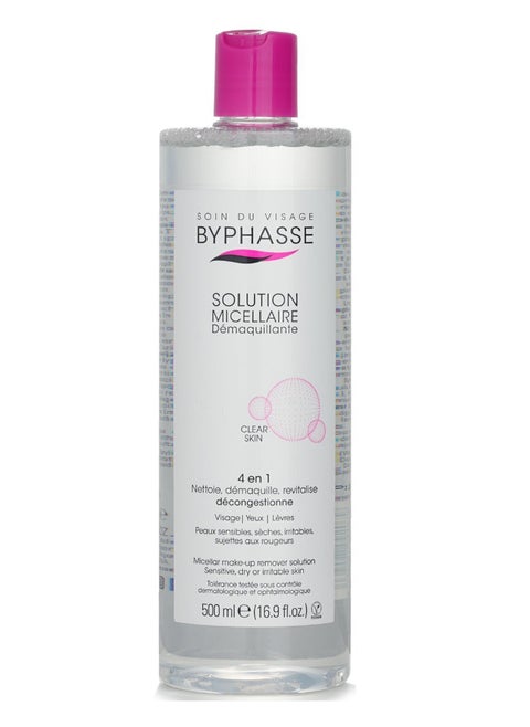 Micellar Make-up Remover Solution Sensitive, Dry or Irritable Skin 500 ml - Made in Spain