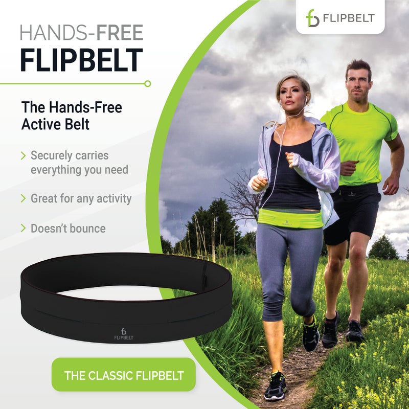 FlipBelt حزام فليب FB0114-BLK-L.1، أسود، كبير - Image 2