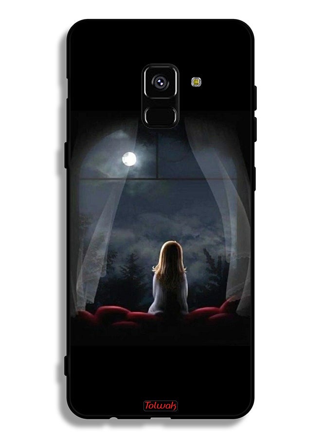 Tolwak Samsung Galaxy A8 Plus (2018) Protective Case Cover Night Imaginations - Image 1