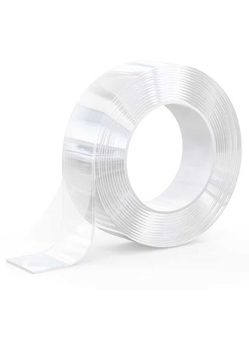 3 Meter Magic Improvement Mounting Transparent Traceless Acrylic Reusable Double Sided Tape - Image 1
