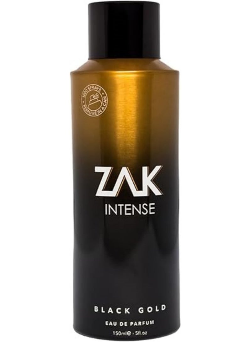 Zak Intense Black Gold Eau De Parfum For Men -150 Ml - Image 1