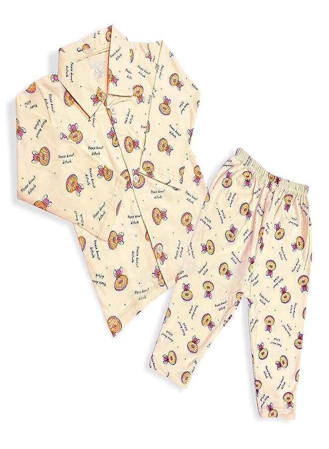 Hivata Baby Boys Night Sleep Suit Design Hosiery Combo Sleepwear Printed Full Sleeves Top & Pants | Night Suit for Boys & Girls | Sleepwear Baby Products | Pajama Set (2-3 Years) Multicolour - Image 1