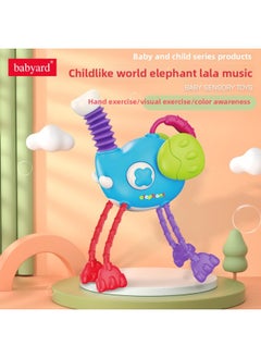 Generic Children's Cartoon Animal Elephant Snail Lala Le Baby Rattle Set Parent-Child Interactive Toy-Specifications:[English Color Box] Snail Lala Le  - Image 2