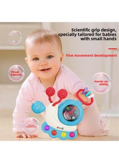 Generic Children's Cartoon Animal Elephant Snail Lala Le Baby Rattle Set Parent-Child Interactive Toy-Specifications:[English Color Box] Snail Lala Le  - Image 3