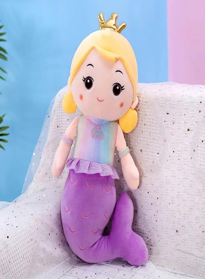 Softdreams Soft Plush Toy for Kids - Cute Stuffed Animal Soft Toy - Soft Cuddly Toy for Baby Boys & Girls, Return Gift & Room Décor -Random Color Mermaid 35cm - Image 1