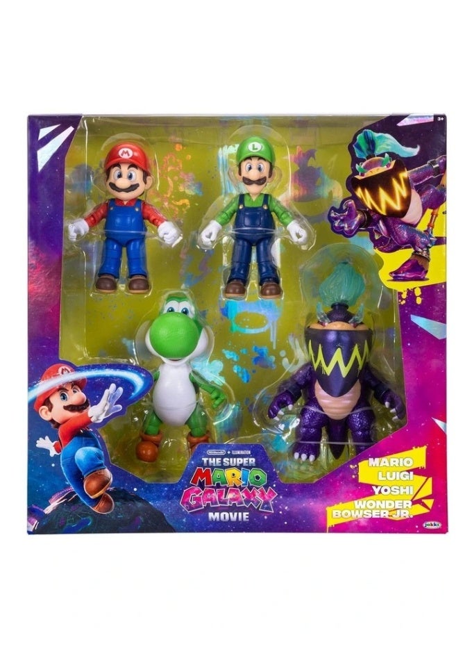 Nintendo Super Mario2 Movie 5" Fig Multi-5 Pack 43230 - Image 1