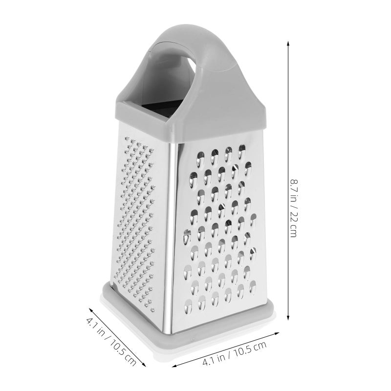 Stainless Steel 4 Sided Vegetable Grater For Potato Cheese Fruit Kitchen Tool - Image 3