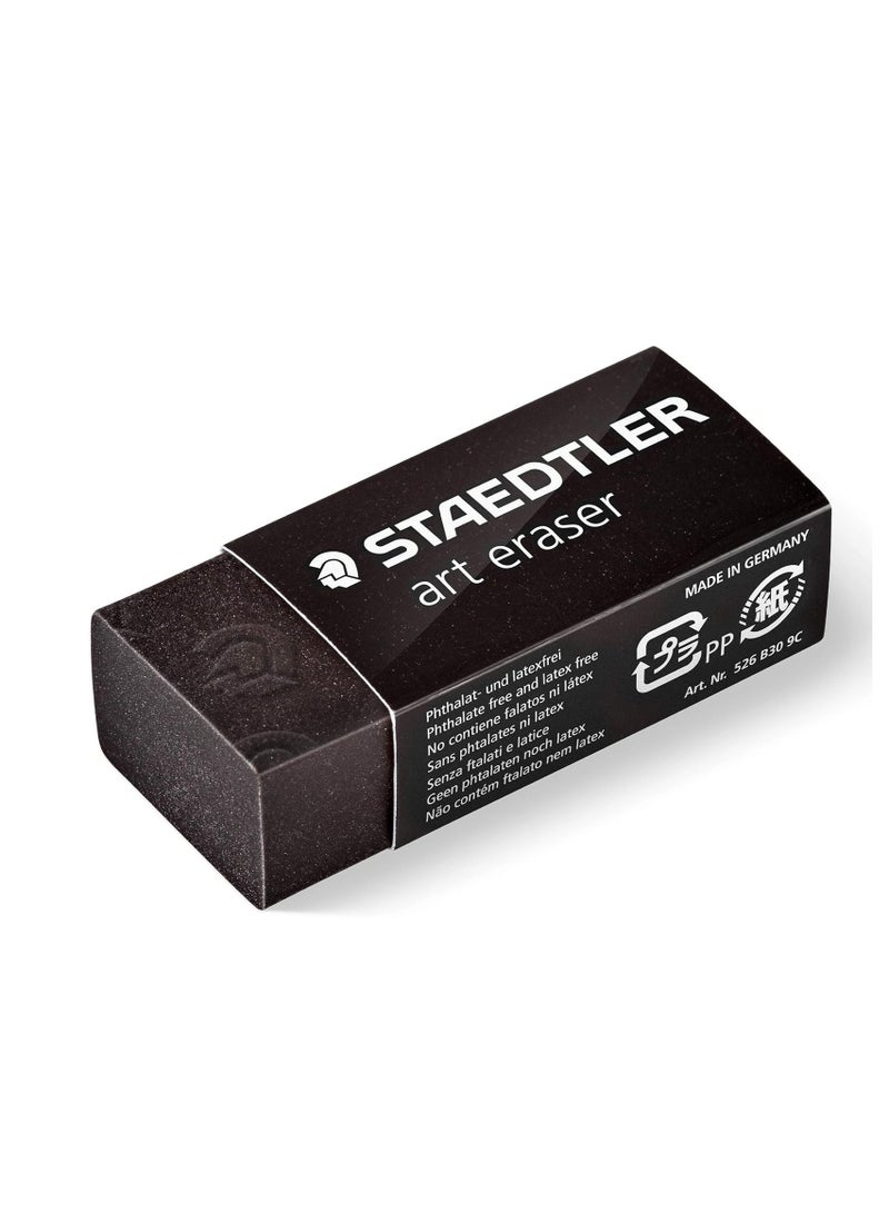 STAEDTLER ممحاة فنية سوداء مكونة من قطعتين - Image 2