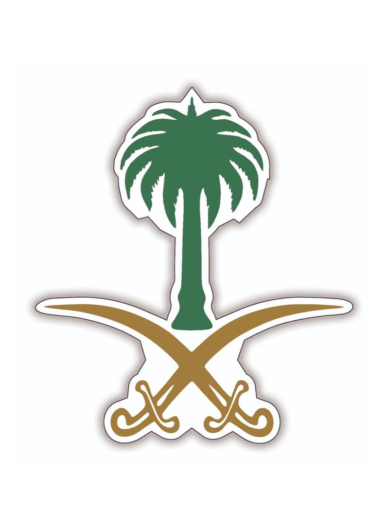 دروبلايت ملصقات المملكة العربية السعودية مقاس 40×40 سم للمناسبات والكمبيوتر المحمول والسيارات واليوم الوطني والسفر والحفلات - Image 3