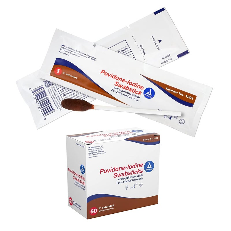 Dynarex MCK12012300 - عصا مسحة إسفنجية طرف بلاستيكي (الإصدار الأصلي) - Image 1