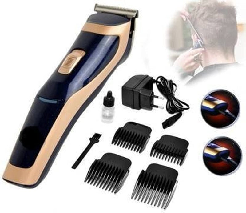 Veentus Men Professionals Design Perfect Shaver And Haircut Rechargeable Beard And Moustaches Professional Hair Clipper Hair Machine And Trimming With Cord And Without Cordless Use, Blue - Image 4