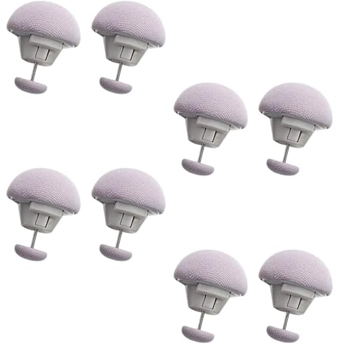 ARQIVO® Duvet Clips, Anti-Movement Fasteners, Cotton Quilt Grippers, Sheet Holder for Quilt Cover, Curtains, Socks, Grey, Pack of 8 - Image 1