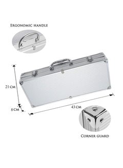 General Barbecue Accessories Set, 10 Pieces, Backyard Outdoor Camping Stainless Steel Barbecue Tool Set, Best Barbecue Gift  - Image 2