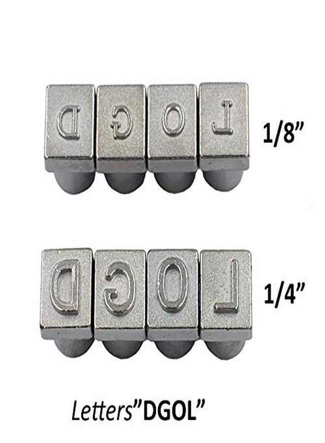 DGOL 36pcs 1/4 inch Leather Craft Alphabet Letters Numbers Stamping Punch Tool Kit - Image 5