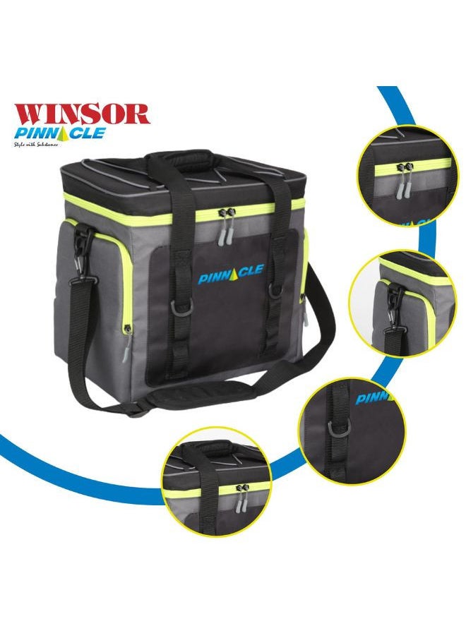 Winsor WINSOR Cooler Bag 30L/36 CANS - Insulated Cooler Bag with Removable Shoulder Strap for Men, Women | Leak-Proof Soft Cooler bag for frozen food with Large Capacity for Picnics, Camping, Beach, Lunch  - Image 3