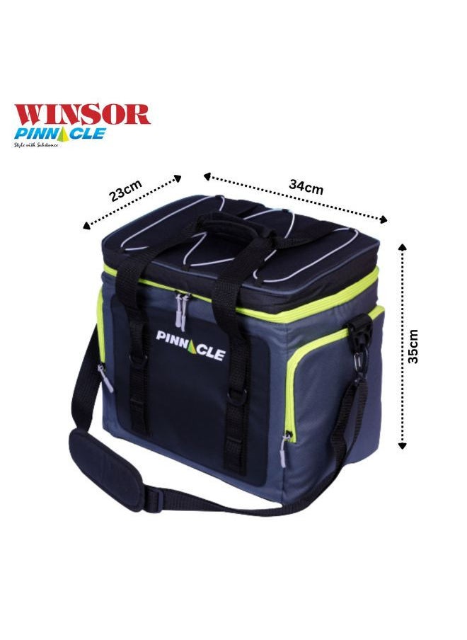 Winsor WINSOR Cooler Bag 30L/36 CANS - Insulated Cooler Bag with Removable Shoulder Strap for Men, Women | Leak-Proof Soft Cooler bag for frozen food with Large Capacity for Picnics, Camping, Beach, Lunch  - Image 2