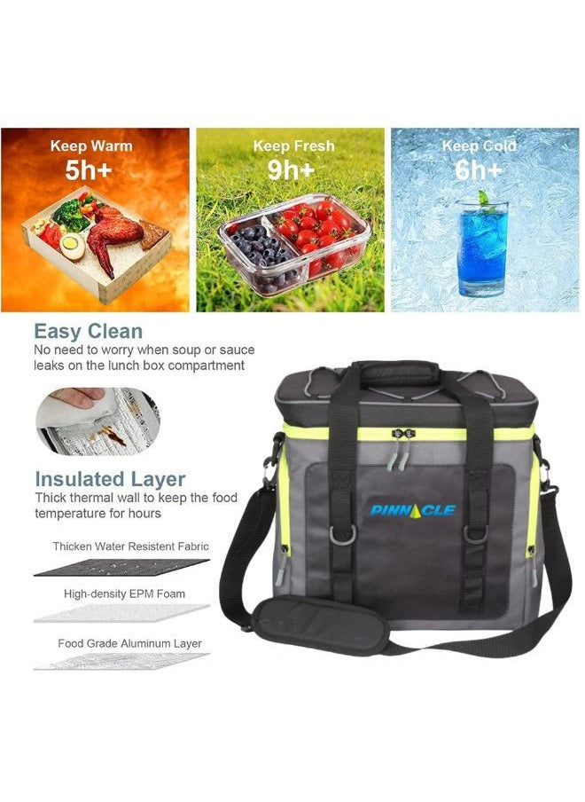 Winsor WINSOR Cooler Bag 30L/36 CANS - Insulated Cooler Bag with Removable Shoulder Strap for Men, Women | Leak-Proof Soft Cooler bag for frozen food with Large Capacity for Picnics, Camping, Beach, Lunch  - Image 4