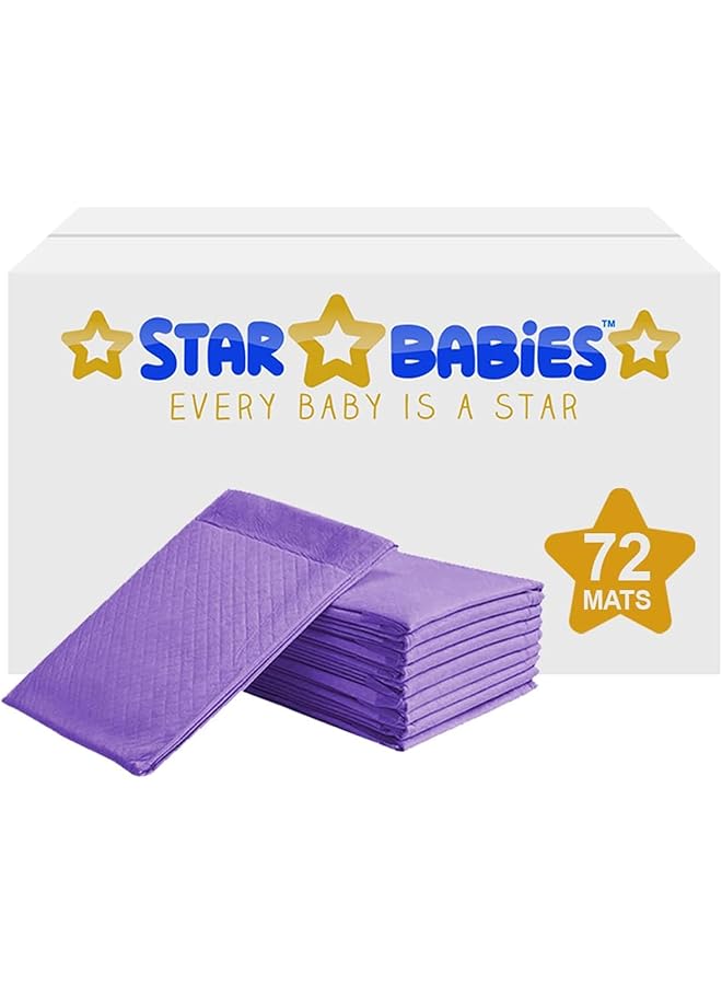 STAR BABiES Changing Mat Pack Of 72 Lavender